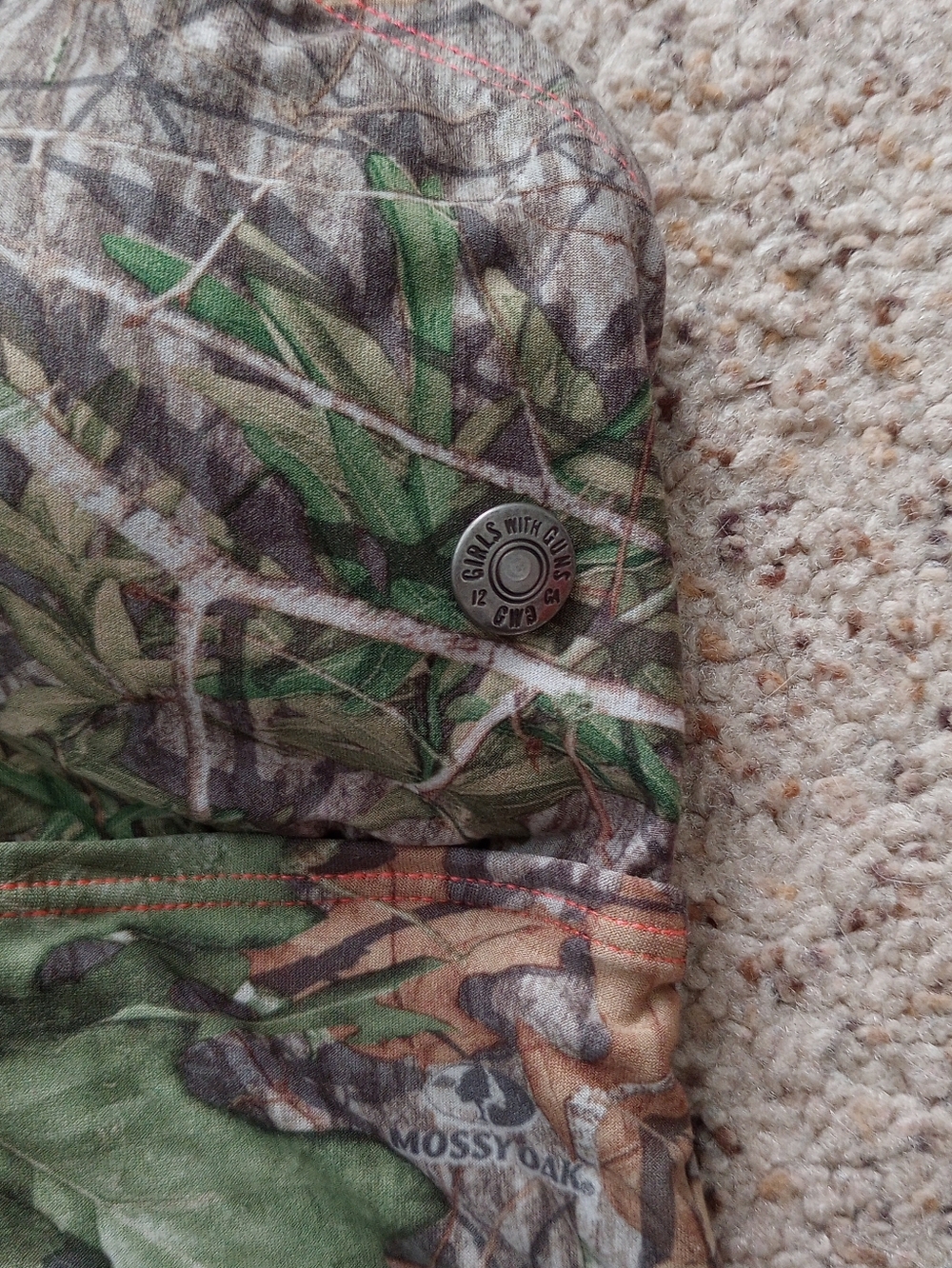 Girls With Guns Camouflage Bathing Suit Top - Picture 3 of 9